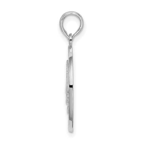 Sterling Silver Key West Pendant with Sailboat Design, Nautical Travel Theme