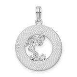 Sterling Silver Flamingo Pendant, Tropical Caribbean Wildlife Charm, Nature Travel Jewelry