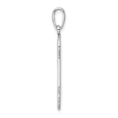 Sterling Silver Bone Shaped Pendant, Polished Finish, Pet Memorial Jewelry for Dog Lovers