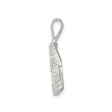 Sterling Silver Church Pendant with Arched Window and Steeple Design, Christian Faith Jewelry