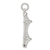 Golden Gate Bridge Charm Pendant in Real 925 Sterling Silver