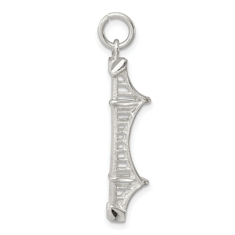 Golden Gate Bridge Charm Pendant in Real 925 Sterling Silver