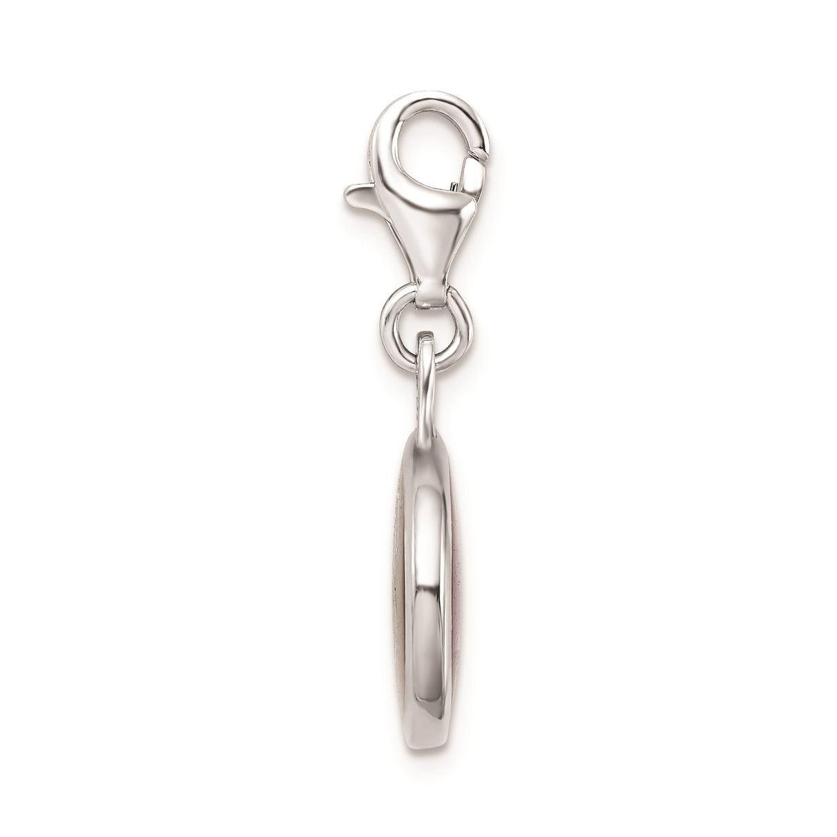 Sterling Silver Pendant with Brown Enamel, Florida State University Logo Charm
