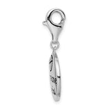Sterling Silver Charm Pendant with Someone Special Engraving and Lobster Clasp