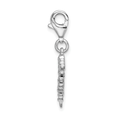Sterling Silver Tree of Life Pendant Charm with Detailed Branch and Leaf Design for Women