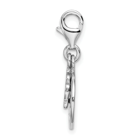 Sterling Silver Peace Pendant with Chinese Character, Symbol of Tranquility and Harmony