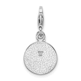 Sterling Silver Peace Pendant with Chinese Character, Symbol of Tranquility and Harmony