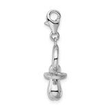 Sterling Silver Pacifier Charm Pendant, Detailed Baby Symbol, Sentimental Motherhood Jewelry
