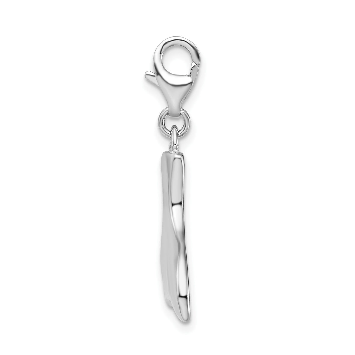 Sterling Silver Whale Tail Pendant, Ocean-Inspired Nautical Charm for Women