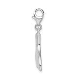 Sterling Silver Whale Tail Pendant, Ocean-Inspired Nautical Charm for Women