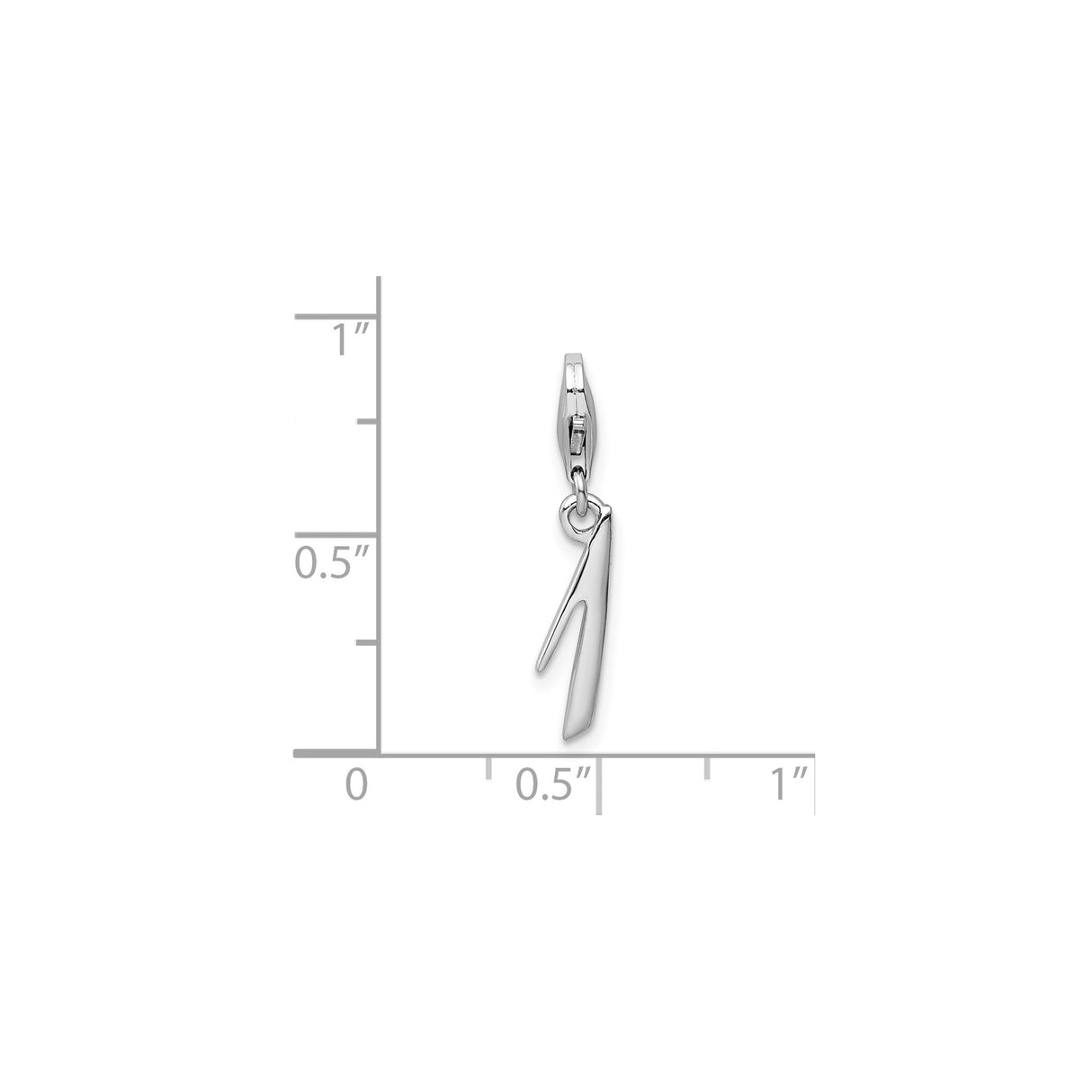 Sterling Silver Zayin Pendant Charm, Hebrew Letter Jewelry for Divine Protection and Jewish Faith