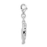 Sterling Silver Horse Pendant with Horseshoe Design, Western Equestrian Style for Women