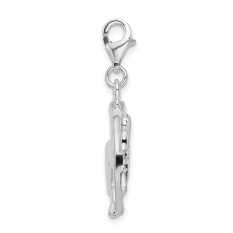 Sterling Silver Horse Pendant with Horseshoe Design, Western Equestrian Style for Women