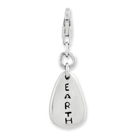 Sterling Silver Pendant with Earth Kingdom Nature Symbol from Avatar The Last Airbender