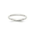 Sterling Silver Comfort Fit wedding band ring
