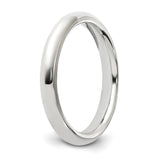 Sterling Silver Comfort Fit wedding band ring detail view