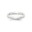 Sterling Silver Comfort Fit wedding band ring