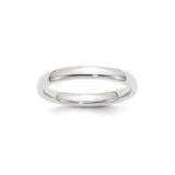 Sterling Silver Comfort Fit wedding band ring