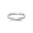 Sterling Silver Comfort Fit wedding band ring