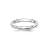 Sterling Silver Comfort Fit wedding band ring