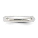Sterling Silver Comfort Fit wedding band ring detail view