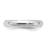 Sterling Silver Comfort Fit wedding band ring detail view