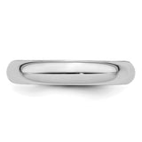 Sterling Silver Comfort Fit wedding band ring detail view