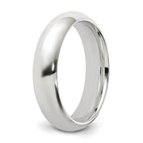 Sterling Silver Comfort Fit wedding band ring detail view