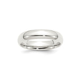 Sterling Silver Comfort Fit wedding band ring