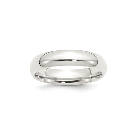 Sterling Silver Comfort Fit wedding band ring