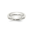 Sterling Silver Comfort Fit wedding band ring