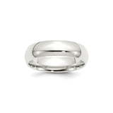 Sterling Silver Comfort Fit wedding band ring