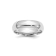 Sterling Silver Comfort Fit wedding band ring