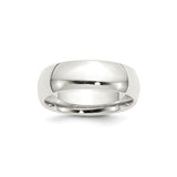 Sterling Silver Comfort Fit wedding band ring