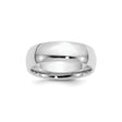Sterling Silver Comfort Fit wedding band ring