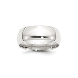 Sterling Silver Comfort Fit wedding band ring