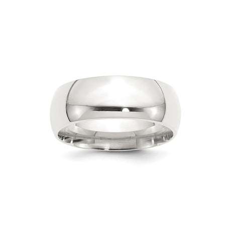 Sterling Silver Comfort Fit wedding band ring