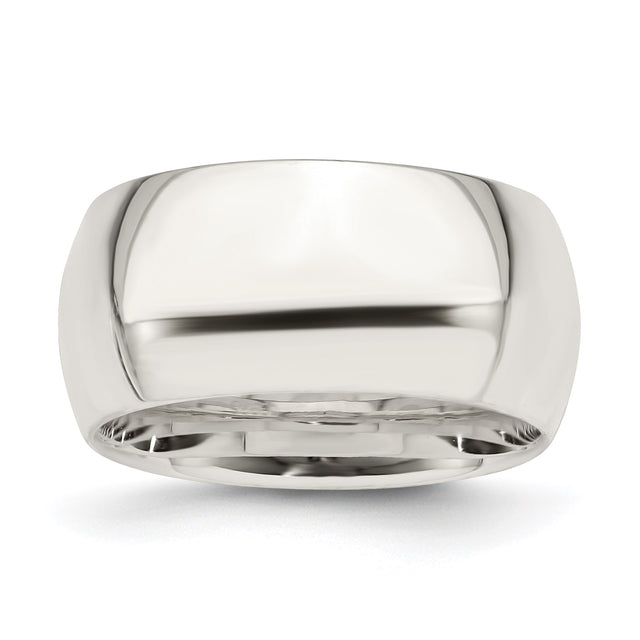 Sterling Silver Comfort Fit wedding band ring