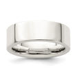 Sterling Silver Flat, Comfort Fit wedding band ring
