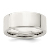 Sterling Silver Flat, Comfort Fit wedding band ring