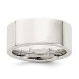 Sterling Silver Flat, Comfort Fit wedding band ring