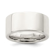 Sterling Silver Flat, Comfort Fit wedding band ring