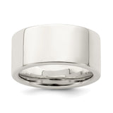 Sterling Silver Flat, Comfort Fit wedding band ring