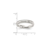 Sterling Silver Milgrain, Comfort Fit wedding band ring shown for scale