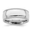 Sterling Silver Milgrain, Comfort Fit wedding band ring