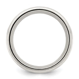 Sterling Silver Milgrain, Comfort Fit wedding band ring alternate angle