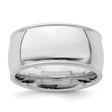Sterling Silver Milgrain, Comfort Fit wedding band ring