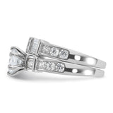 Sterling Silver wedding band ring detail view