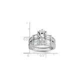 Sterling Silver wedding band ring shown for scale