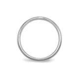 Sterling Silver Milgrain, Comfort Fit wedding band ring alternate angle